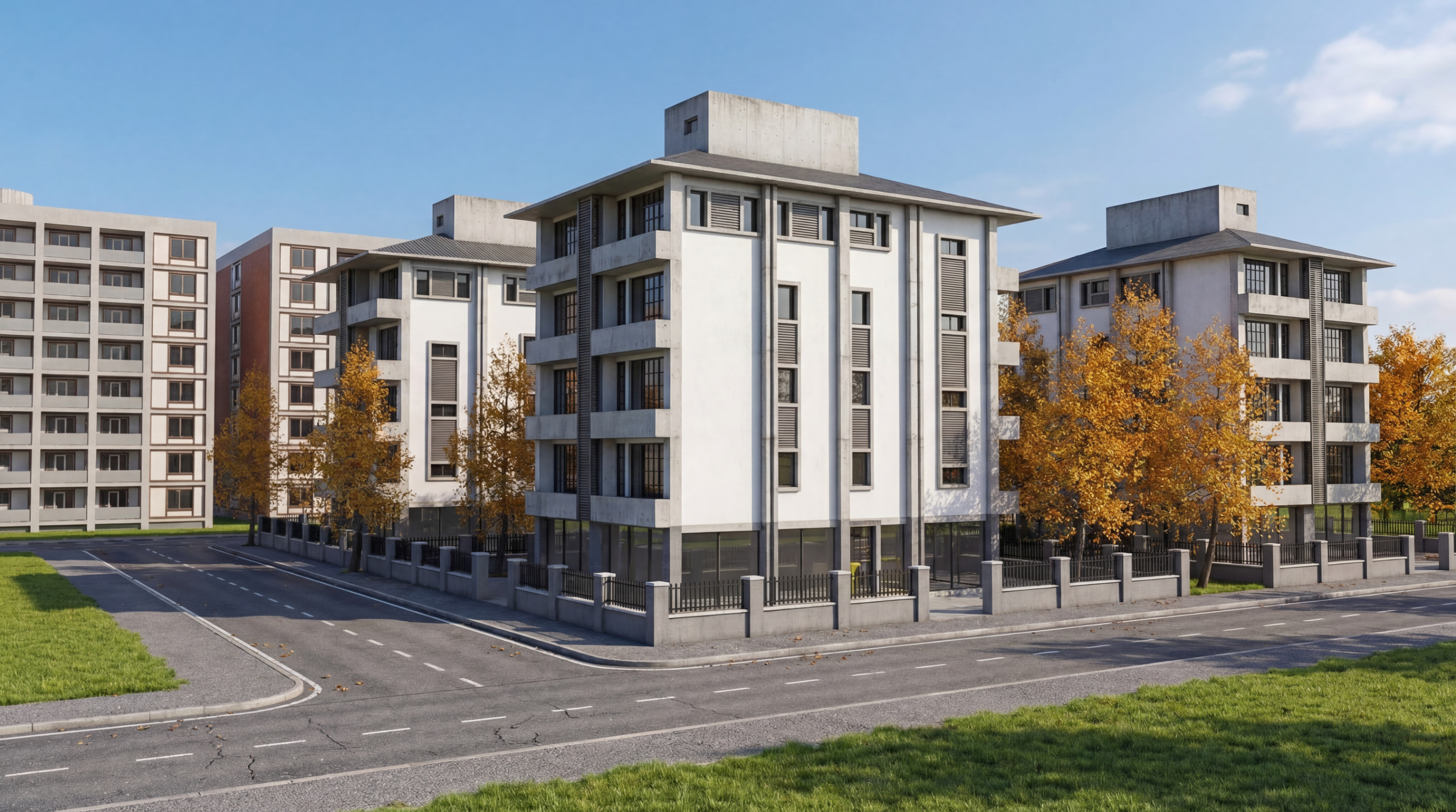 Before & After Examples - AI Architectural Render Enhancement | Lumely